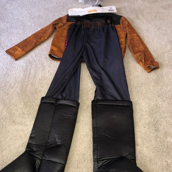 Disney STAR WARS HAN SOLO Child MEDIUM‎ 8-10 Halloween Costume Rubie’s NEW - Picture 3 of 11
